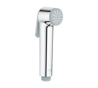 GROHE Tempesta-F Trigger Spray - Hand Shower with Trigger Control - Anti-Limescale System -Universal Mounting System - Fits All Standard Shower Hoses - Durable Sparkling Sheen - Chrome - 27512001