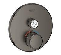 Grohe thermostat rand FMS 1 shut-off valve Grohtherm SmartControl Brushed Hard Graphite