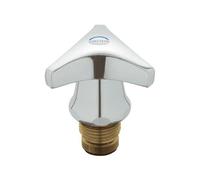 GROHE Top Part 11101 With Trecorn Handle Marking Blue 1/2" Chrome