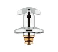 GROHE Top Part 11504 For UP Valves Trecorn Handle Marking Blue 3/4" Chrome