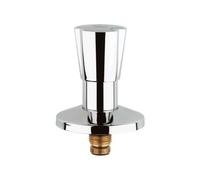 GROHE Top Part 11513 DN15 For UP Valves Triangular Handle Blue/Red 1/2" Chrome