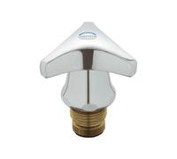 GROHE Top Part 45968 With Trecorn Handle Marking Blue 1/2" Chrome