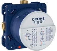 GROHE Universal Rough-In Box (3 Outlets 1/2", 2 Inlets Below 1/2", Installation