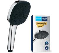 GROHE Vitalio Comfort 110 - Hand Shower (Square 11 cm Shower Head, 3 Sprays: Rai