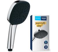 GROHE Vitalio Comfort 110 - Hand Shower (Square 11 Cm Shower Head, 3 Sprays: Rai