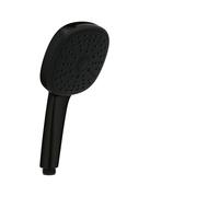 GROHE Vitalio Comfort 110 - Hand Shower (Square 11 cm Shower Head, 3 Sprays: Rain, Jet & Massage, Anti-Limescale System, Silicone Ring Protection, Universal Mounting System), Matt Black, 260922431