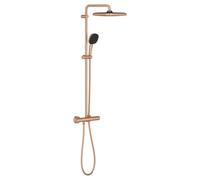 GROHE Vitalio Comfort 250 Shower System Set, Brushed Bronze, 26696DL1