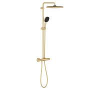 GROHE Vitalio Comfort 250 Shower System Set, Brushed Gold, 26696GN1