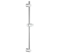 GROHE Vitalio Universal 600mm Shower Rail, Chrome, Easy Install, Adjustable to Existing Holes, 1 Setting, Includes Wall Holders, Glide Element and Swivel Holder, 26.97 cm x 4.92 cm, 27724000