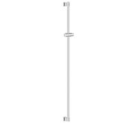 GROHE Vitalio Universal QuickFix - Shower Rail 115 cm (with Wall Holders, Glide Element and Swivel Holder, Holding Force Maximum 20 kg), Extra Easy to fit QuickGlue Chrome, 26970001