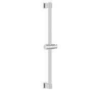 GROHE Vitalio Universal QuickFix - Shower Rail, 60 cm (with Wall Holders, Glide Element and Swivel Holder, Holding Force Maximum 20 kg), Extra Easy to fit QuickGlue Chrome, 27724001
