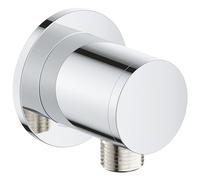 GROHE Vitalio Universal Wall Union with Shower Outlet Elbow 1/2 Inch Male Thread for Shower Hose, Chrome, 26963001