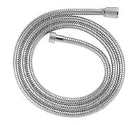 GROHE VitalioFlex Metal Long-Life - Shower Hose 2 m (Tensile Strength 75 kg, Pressure Resistance Up to 16 Bar, Heat Resistance 75°C, Universal Connection G 1/2'' x 1/2''), Chrome, 22103000