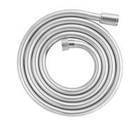GROHE VitalioFlex Silver TwistStop - Smooth Shower Hose 2 m, (Tensile Strength 50 kg, Pressure Resistance Up to 5 Bar, Heat Resistance 70°C, Universal Connection G 1/2'' x 1/2''), Chrome, 27507001