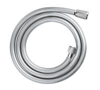 GROHE VitalioFlex Trend - Smooth Shower Hose 1.5 m, (Tensile Strength 50 kg, Pressure Resistance Up to 5 Bar, Heat Resistance 70°C, Universal Connection G 1/2'' x 1/2''), Chrome, 28741002