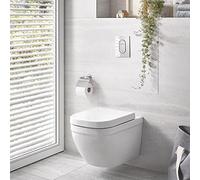 GROHE Wall Hung Rimless Short Projection Toilet with Soft Close Seat Euro