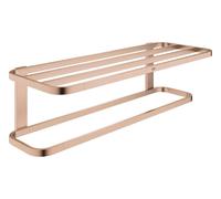 Grohe Wall Mounted Towel Rail Selection 596x165x225mm Brushed Warm Sunset