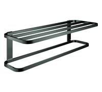 Grohe Wall Mounted Towel Rail Selection 596x165x225mm Hard Graphite
