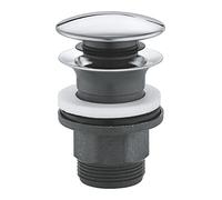 GROHE Basin Waste Set 40824000 - Click-Clack Push-Open 45mm Slotted Chrome