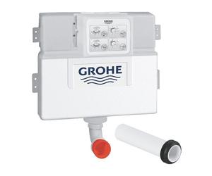 GROHE WC CONCEALED HIDDEN FLUSHING CISTERN 38422 + 37489 INLET PIPE CONNECTOR