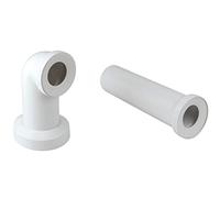 Grohe WC outlet bend 60-105mm horizontal and vertical Chrome