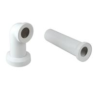 Grohe WC outlet bend 60-105mm horizontal and vertical Chrome
