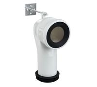 Grohe WC outlet bend 93-137mm vertical Chrome