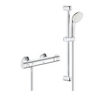Grohtherm 800 Thermostatic Exposed Shower Mixer 1/2″ With Shower Set Chrome 3456