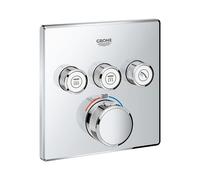 Grohtherm SmartControl Concealed thermostatic mixer with 3 outlets (29126000)