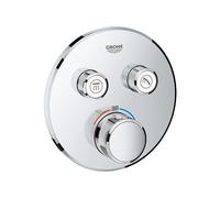 GROHE Grohtherm SmartControl - Concealed Thermostat for 2 outlets chrome