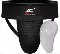Groin Guard boxing by ACES, Boxing Jockstrap, kickboxing groin guard, MMA groin (M)