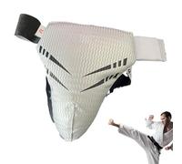 Groin Guard - Crotch Protection Shock Shield, 1 Piece Martial Arts Supporter Support, Padded taekwondos Athletics Pelvic Wraps, Thick Nylon Waistband Combat Gear | armors Underwear for Men & Women