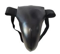 Groin Protector Boxing - Protector Boxing Equipment | Safeguarding Kids Groin Guard | Groin Protector for Boxing | Maya Hide Leather Abdo Gear for Martial Arts Training