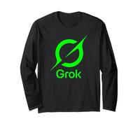 Grok AI - Artificial Intelligence of Knowledge and Laughter Long Sleeve T-Shirt