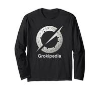 Grokipedia, AI-Powered Galactic Learning & Knowledge Network Long Sleeve T-Shirt