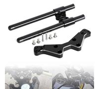 Grom Adjustable Handlebar Risers Clip-On Kit Sport Compatible With CT125 TRAIL 125 2021-2024 MSX 125 Grom125 2013-2025 Motorbike CNC Handle Bar Mount Adapter(Black)