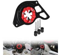 GROM Front Sprocket Chain Guard Compatible With GROM MSX125 125SF 2013-2023 Motorbike CNC Left Engine Chains Cover(Red)