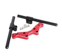 Grom Handlebar Risers Clip-On Kit Sport Compatible With CT125 TRAIL 125 2021-2024 MSX 125 Grom125 2013-2025 Motorbike CNC Adjustable Handle Bar Mount Adapter(Red)