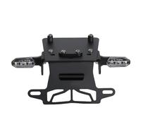 Grom Tail Tidy License Plate Holder Rear Fender Eliminator Compatible with MSX 125 GROM125 2021-2025 LED Brake Tail Light Turn Signals(Clear)