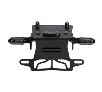 Grom Tail Tidy License Plate Holder Rear Fender Eliminator Compatible with MSX 125 GROM125 2021-2025 LED Brake Tail Light Turn Signals (Smoke)