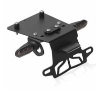 Grom Tail Tidy License Plate Holder Rear Fender Eliminator Compatible with MSX 125 GROM125 2021-2026 LED Brake Tail Light Turn Signals (Smoke)