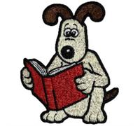 Gromit Reading Sew On Patch