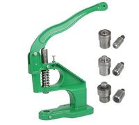 Grommet Eyelet Machine, Rivet Press with Dies and Adjustment Screw, Easy to Operate Hand Press Grommet Maker for Leather Fabric DIY Projects