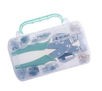 Grommet Eyelet Pliers Tool Kit with Eyelets Sturdy for Bag DIY Project Shoes