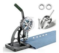 Grommet Machine, Semi-Automatic Hand Press Eyelet Punch Tool for Awning, PVC, Poster, Commercial Auto Feeding with Various Diameter Eyelets