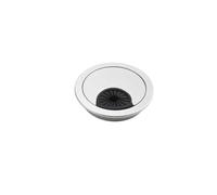 grommets, 8PCS Desk Hole Cover Detachable Office Table Cable Grommet 53mm Black(Silver,60mm)