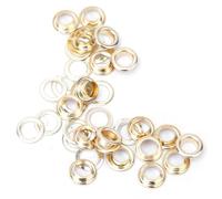 Grommets Eyelets, 100PCS Leather Grommet Kit Antique Brass Eyelet Cloth DIY Tool (12mm)