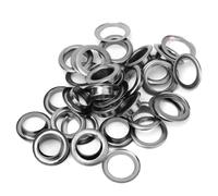 Grommets Eyelets, 100PCS Leather Grommet Kit Antique Brass Eyelet Cloth DIY Tool (5mm)