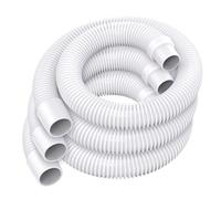 GRONGU 3 Pcs Universal Pool Cleaner Suction Hose 48" Long, White