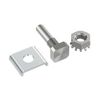 GRONGU Shower Door Pivot Pin Repair Kit with Hex-Nut and Washer, Stainless Steel Pivot Hinge Parts for Pivot/Glass/Framed Shower Doors, Shower Door Replacement Parts